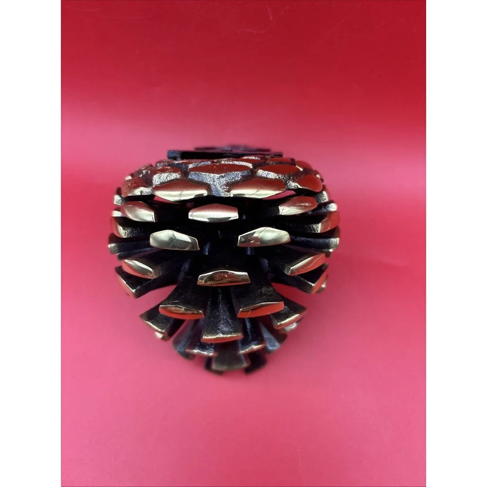 Michael Healy Pinecone Door Knocker, Brass 4
